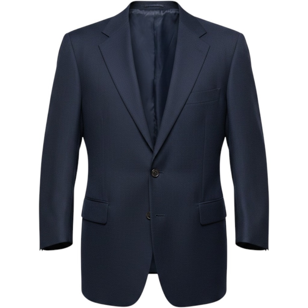Polo University‎ Club Ralph Lauren 44L Navy Blue 100% Virgin Wool Blazer Coat